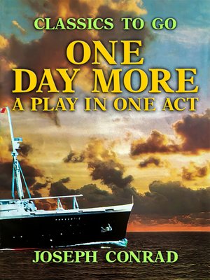 cover image of One Day More a Play In One Act